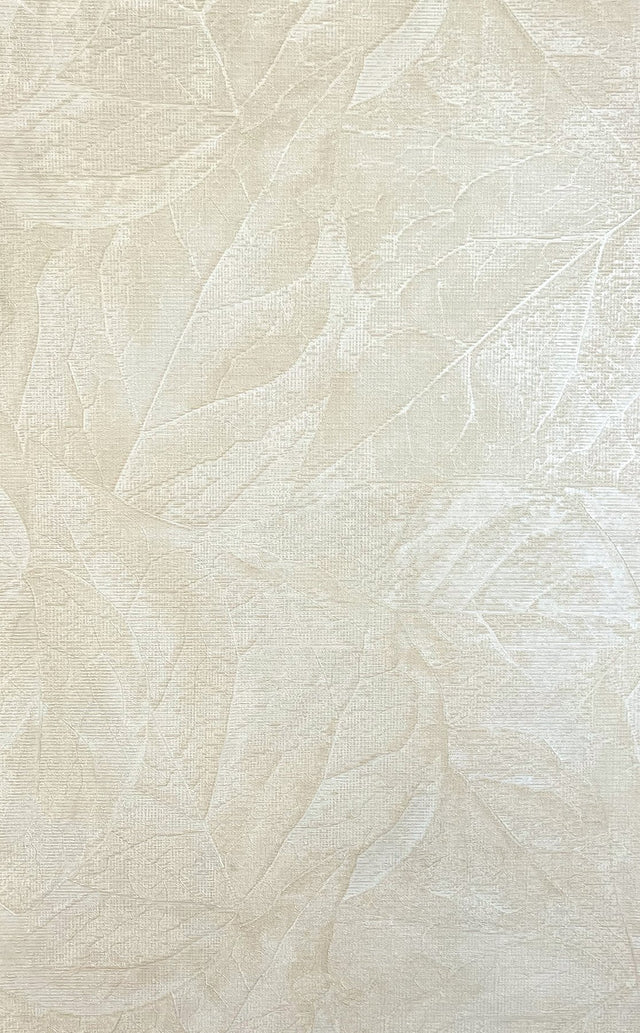 Aspen Bone Leaf Wallpaper