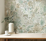 Meilani Green by Fine Decor Palm Landscape Wallpaper – Brewster Home Fashions M95676