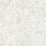 Fine Decor Meilani White & Silver Palm Landscape Wallpaper (M95677)