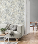 Meilani Natural & Grey by Fine Decor Palm Landscape Wallpaper – Brewster Home Fashions M95678