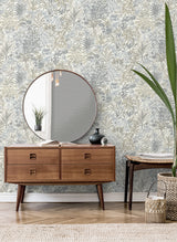 Meilani Natural & Grey by Fine Decor Palm Landscape Wallpaper – Brewster Home Fashions M95678