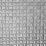 Romero Grey 3D Geometric Wallpaper by Fine Decor in silver-grey with dimensional cube pattern