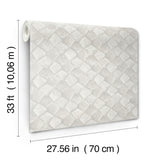 Waterford Dove by Antonina Vella Tiled Wallpaper- York Designer Series MA34906