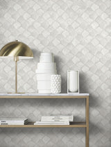 Waterford Dove by Antonina Vella Tiled Wallpaper- York Designer Series MA34906