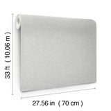 Highland Tweed Grey by Antonina Vella Faux Fabric Wallpaper- York Designer Series MA34911