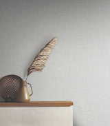Highland Tweed Grey by Antonina Vella Faux Fabric Wallpaper- York Designer Series MA34911