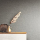 Highland Tweed Dark Grey by Antonina Vella Faux Fabric Wallpaper – York Designer Series MA34915