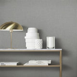 Highland Tweed Dark Grey by Antonina Vella Faux Fabric Wallpaper – York Designer Series MA34915