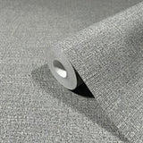Highland Tweed Dark Grey by Antonina Vella Faux Fabric Wallpaper – York Designer Series MA34915
