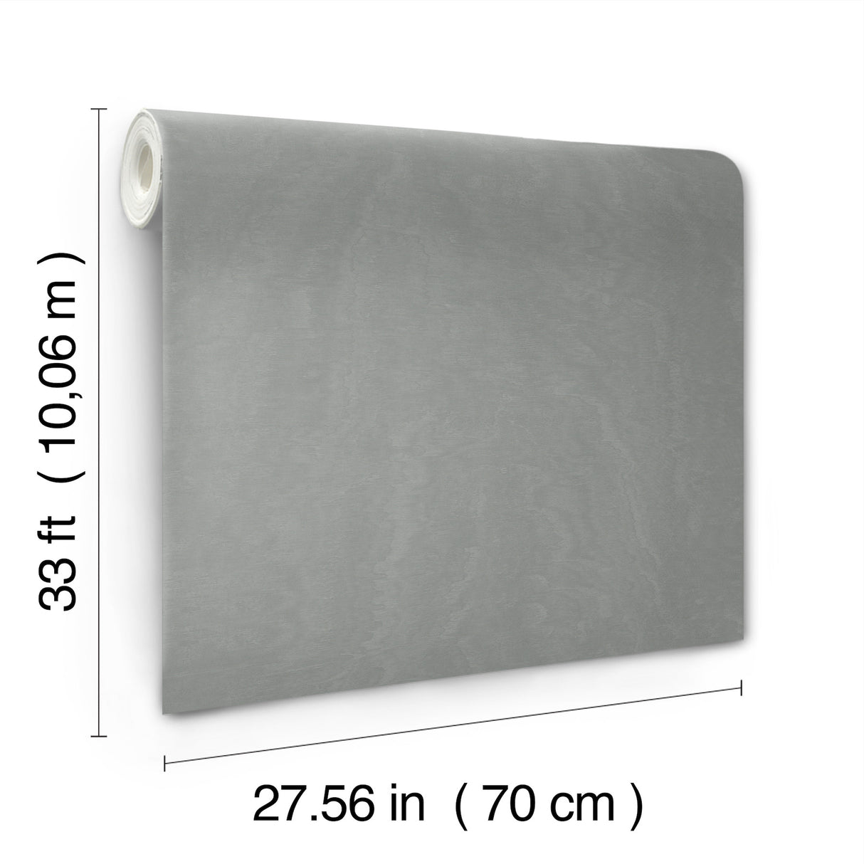 Shimmering Moire Pewter by Antonina Vella Textured Wallpaper- York Designer Series MA34924