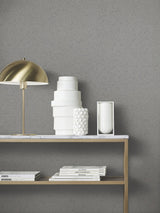 Hudson Pewter by Antonina Vella Hammered Metal Wallpaper – York Designer Series MA34957