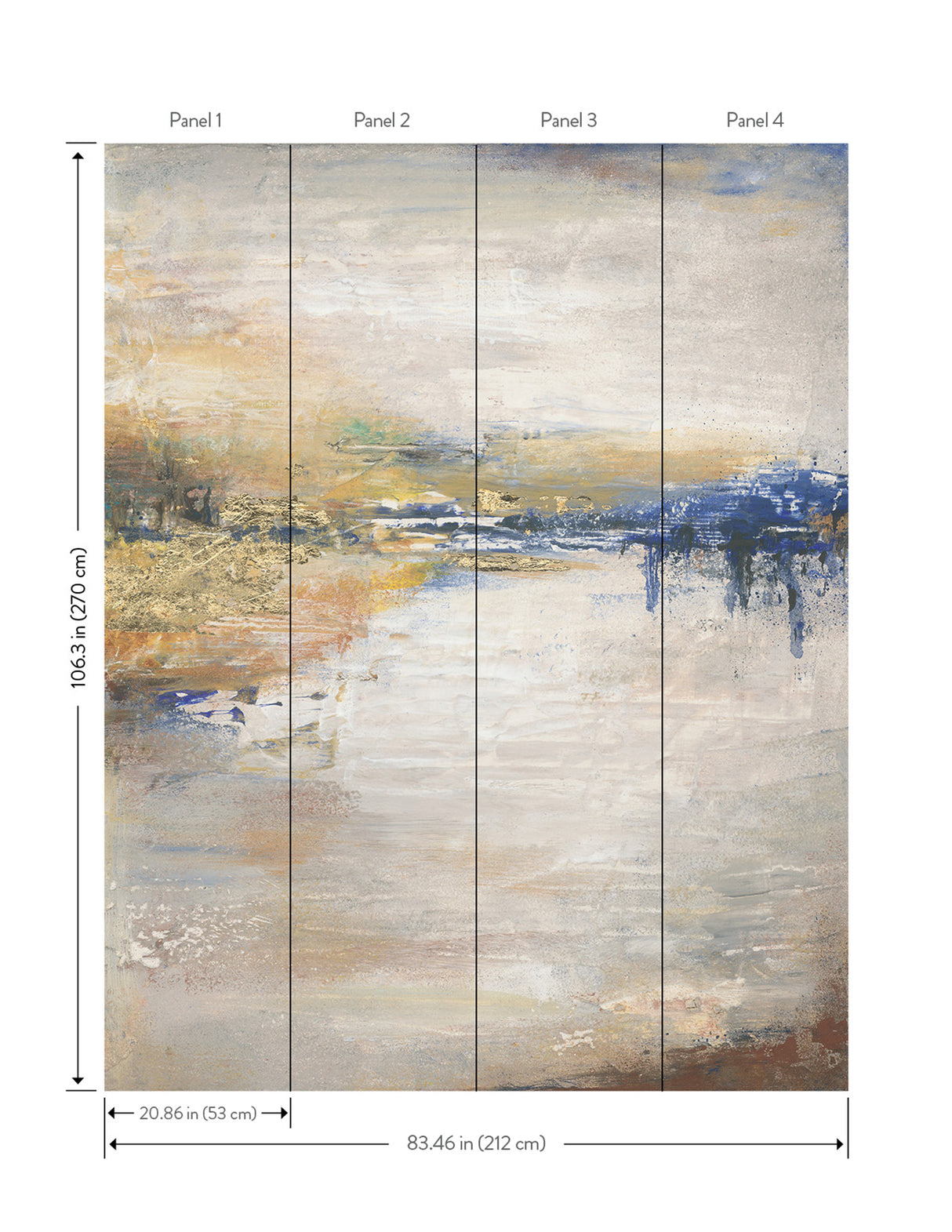 Crystal Lake Multicolor by Antonina Vella Wall Mural – York Designer Series MA35499M