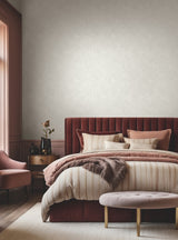 Marquetry White by Antonina Vella Tile Wallpaper- York Designer Series MA35508