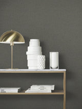 Garden Stone Charcoal by Antonina Vella Textured Wallpaper- York Designer Series MA35520