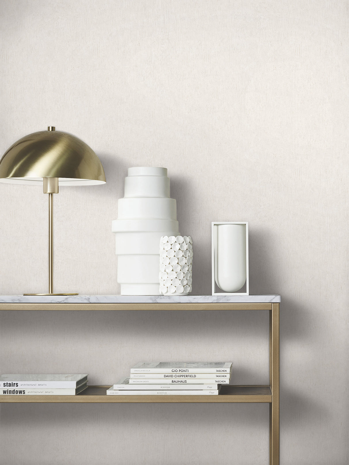 Dustan Cream by Antonina Vella Distressed Wallpaper – York Designer Series MA35522