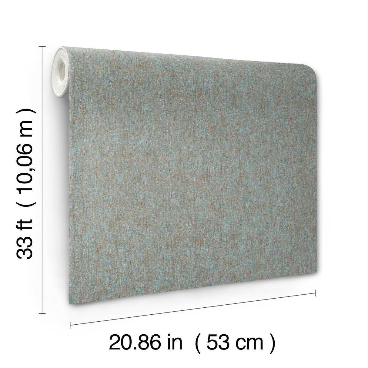 Dustan Teal by Antonina Vella Distressed Wallpaper- York Designer Series MA35526