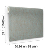 Dustan Teal by Antonina Vella Distressed Wallpaper- York Designer Series MA35526