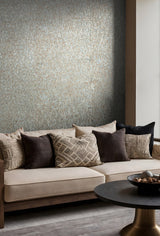 Dustan Teal by Antonina Vella Distressed Wallpaper- York Designer Series MA35526