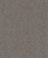 Sculpted Floral Copper Relief Wallpaper MA35534