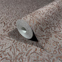 Sculpted Floral Copper Relief by Antonina Vella Wallpaper – York Designer Series MA35534