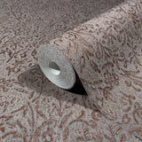 Sculpted Floral Copper Relief by Antonina Vella Wallpaper – York Designer Series MA35534