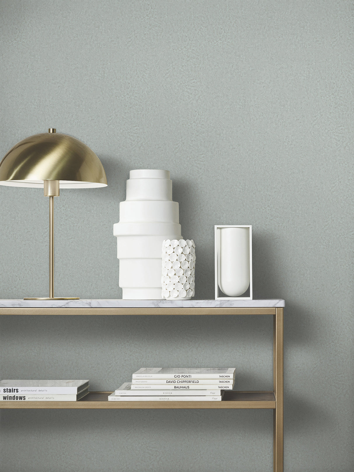 Jemma Aqua by Antonina Vella Distressed Wallpaper – York Designer Series MA35543