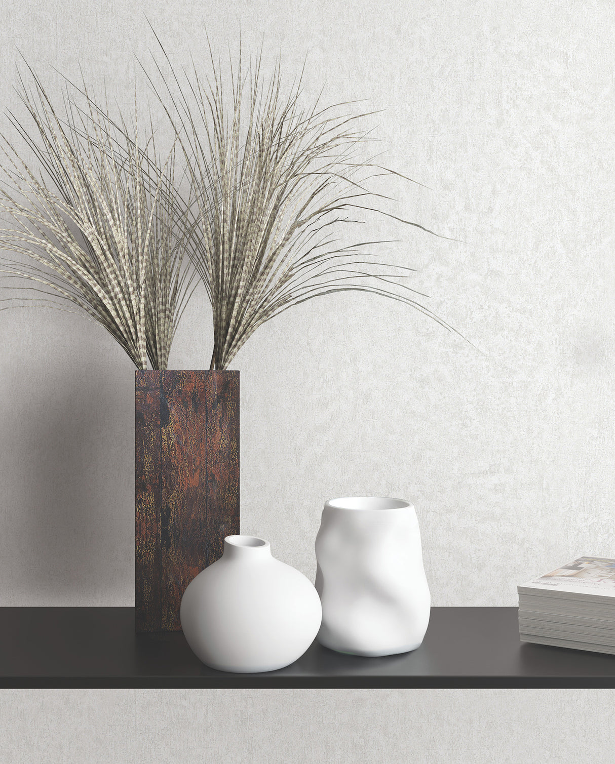 Jemma White by Antonina Vella Distressed Wallpaper – York Designer Series MA35544