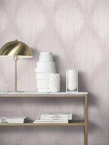 Starfall Mauve by Antonina Vella Metallic Ikat Wallpaper – York Designer Series MA35802