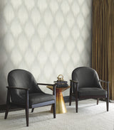 Starfall Sage by Antonina Vella Metallic Ikat Wallpaper – York Designer Series MA35803