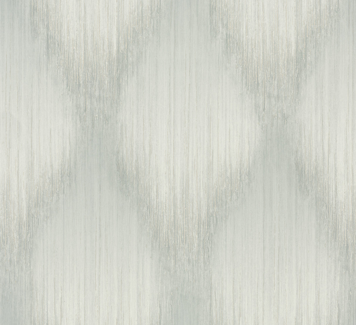 Starfall Sage Metallic Ikat Wallpaper room view
