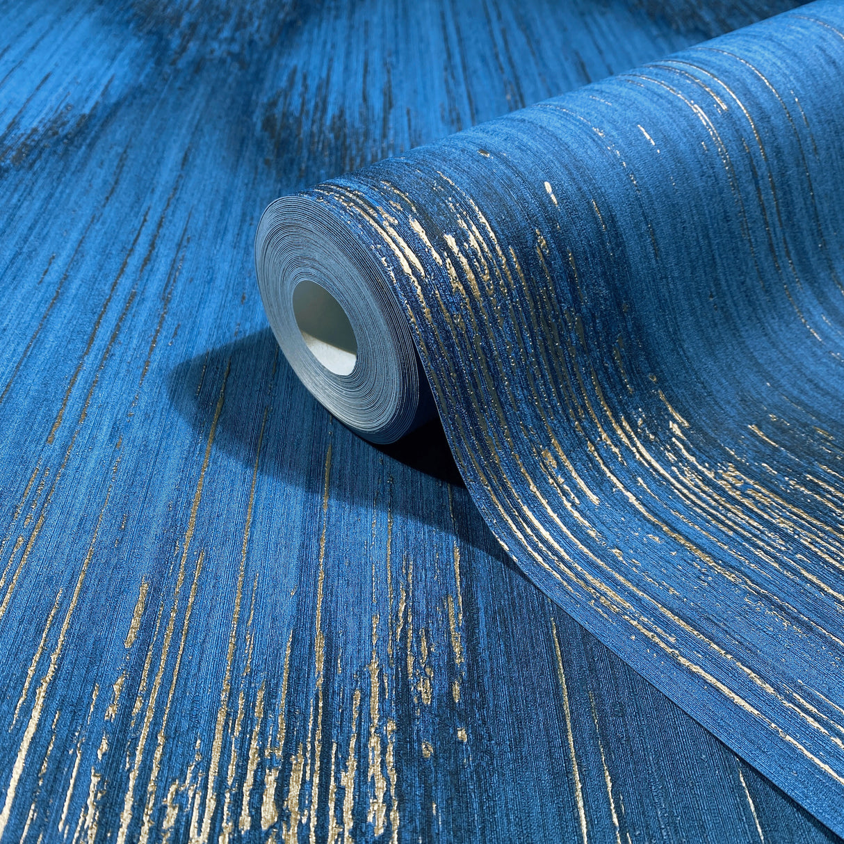Starfall Sapphire by Antonina Vella Metallic Ikat Wallpaper – York Designer Series MA35808
