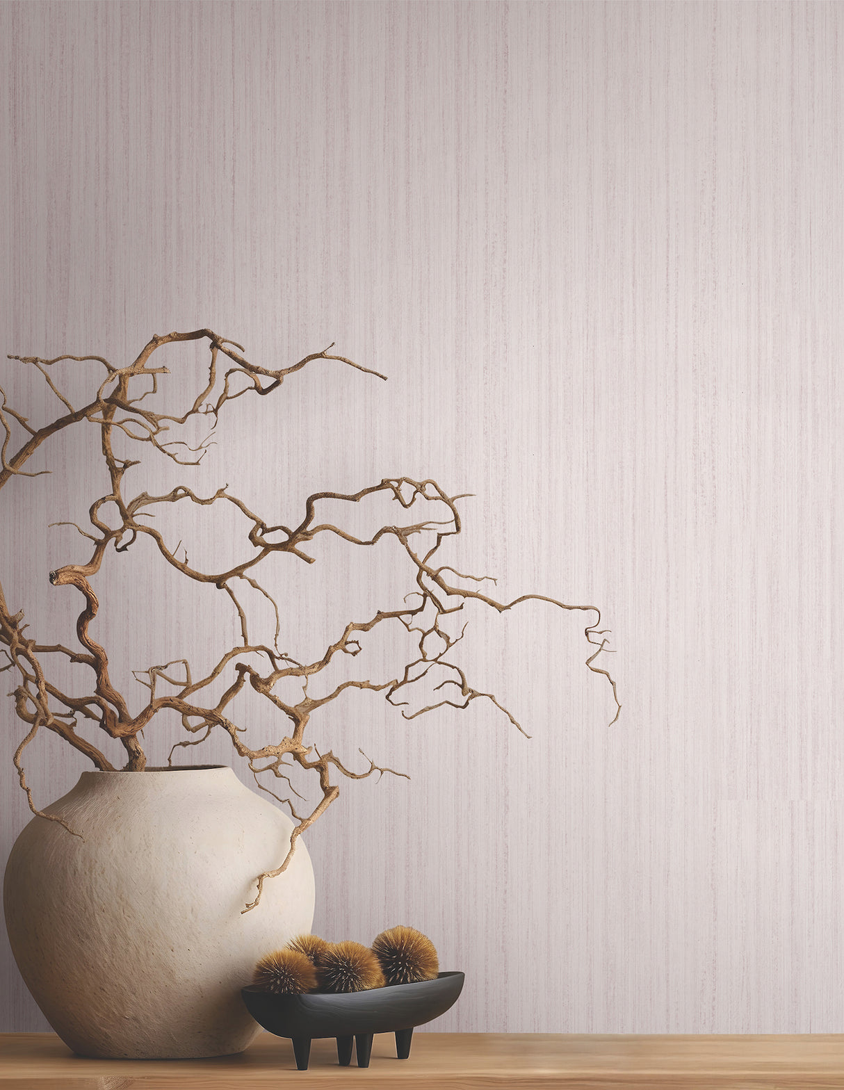 Indra Mauve by Antonina Vella Striated Wallpaper – York Designer Series MA35833