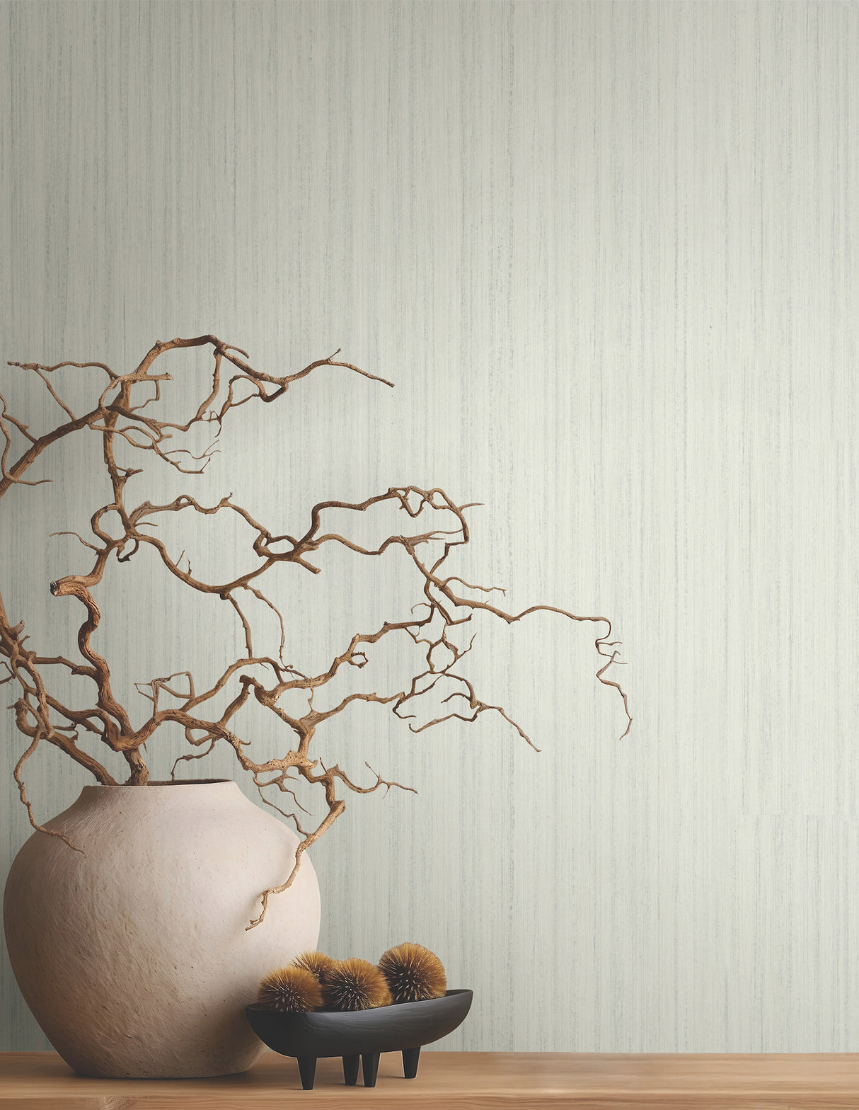 Indra Sage by Antonina Vella Striated Wallpaper – York Designer Series MA35836