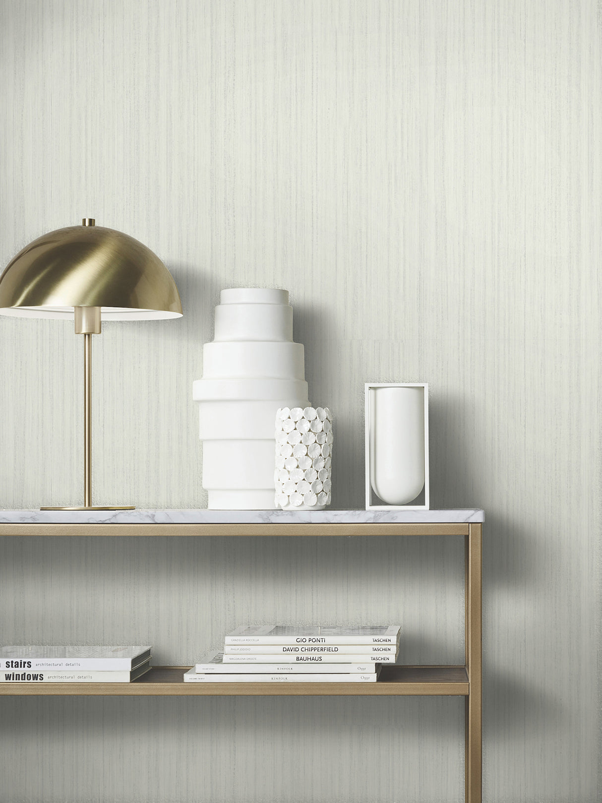 Indra Sage by Antonina Vella Striated Wallpaper – York Designer Series MA35836