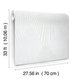 Lumiere White by Antonina Vella Deco Geo Wallpaper- York Designer Series MA35845