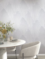 Lumiere Off-White by Antonina Vella Deco Geo Wallpaper – York Designer Series MA35846