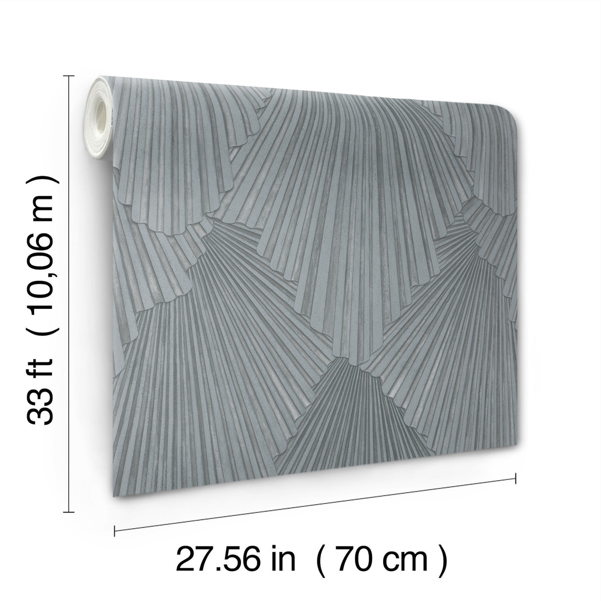 Lumiere Pewter by Antonina Vella Deco Geo Wallpaper- York Designer Series MA35849