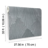 Lumiere Pewter by Antonina Vella Deco Geo Wallpaper- York Designer Series MA35849