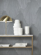 Lumiere Pewter by Antonina Vella Deco Geo Wallpaper- York Designer Series MA35849