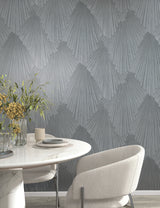 Lumiere Pewter by Antonina Vella Deco Geo Wallpaper- York Designer Series MA35849