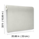 Vitmossa Light Grey by York Wallcoverings Solid Non Woven Wallpaper – York Wallcoverings MB16020