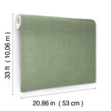 Vava Tall Green by York Wallcoverings Non Woven Wallpaper – York Wallcoverings MB16026