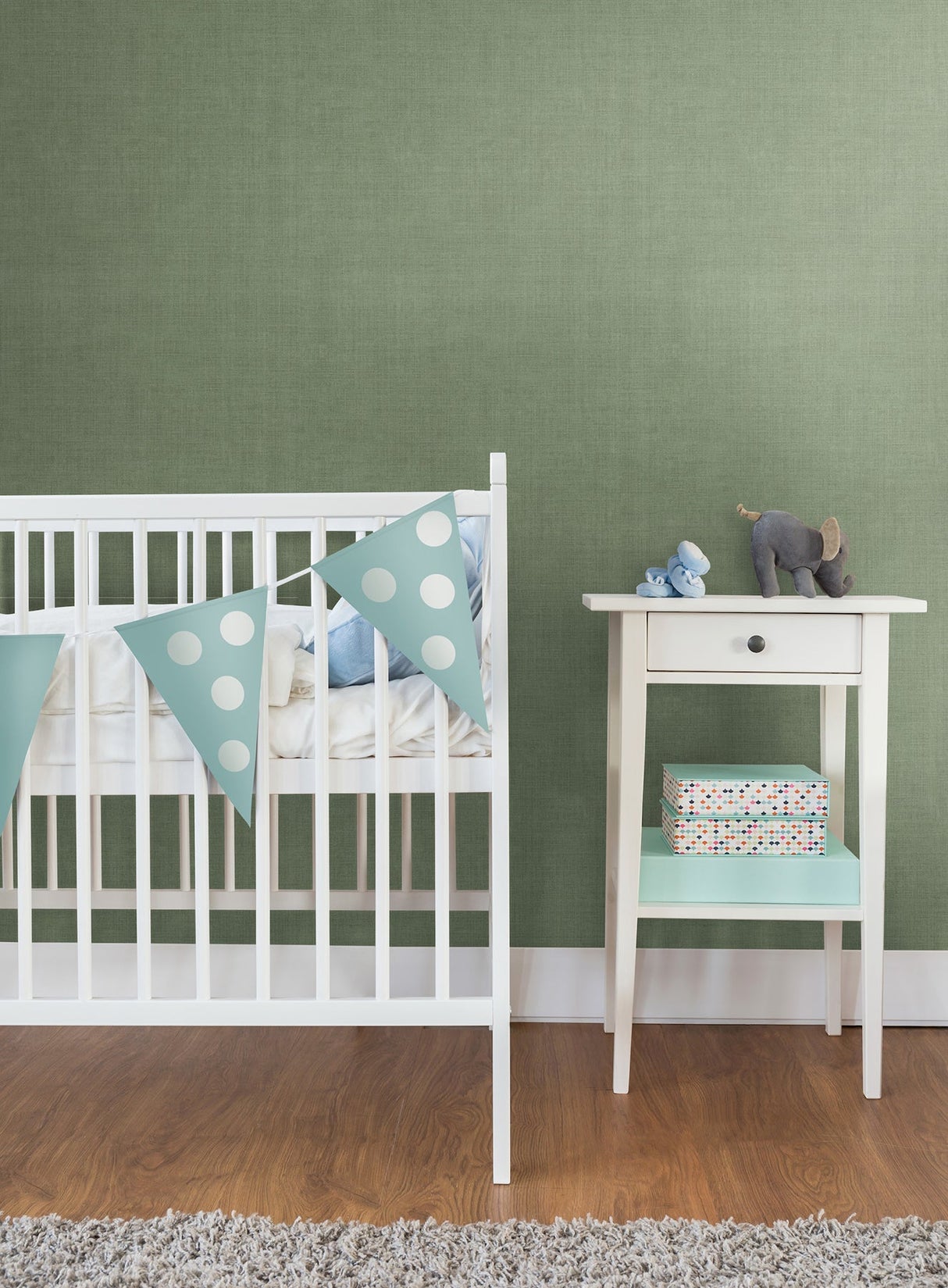 Vava Tall Green by York Wallcoverings Non Woven Wallpaper – York Wallcoverings MB16026