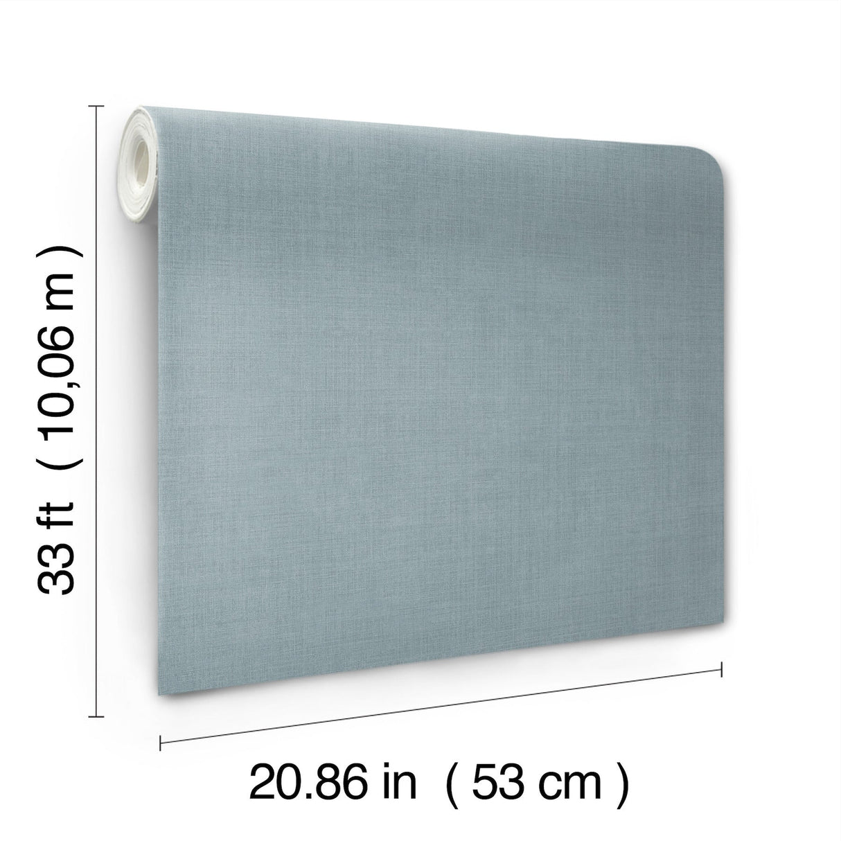 Vava Blalera Blue by York Wallcoverings Linen Look Non Woven Wallpaper – York Wallcoverings MB16028