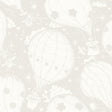 Ballongerna Grey Whimsical Hot Air Balloon Non Woven Wallpaper by York Wallcoverings - MB29001