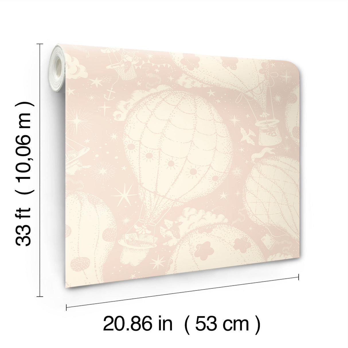Ballongerna Pink by York Wallcoverings Wallpaper – York Wallcoverings MB29003