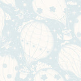 Ballongerna Light Blue hot air balloon wallpaper – York Wallcoverings MB29005