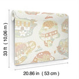 Staden Grey by York Wallcoverings Whimsical Town Novelty Wallpaper – York Wallcoverings MB29007