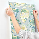 Staden Light Blue by York Wallcoverings Novelty Wallpaper – York Wallcoverings MB29009