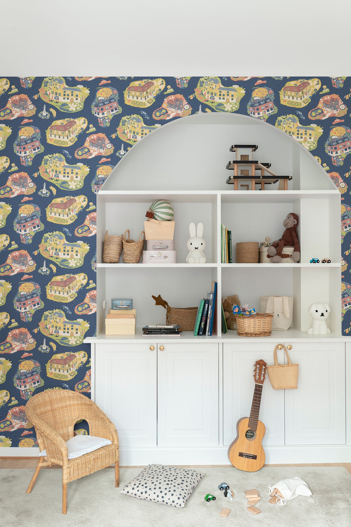Staden Dark Blue by York Wallcoverings Novelty Wallpaper – York Wallcoverings MB29010